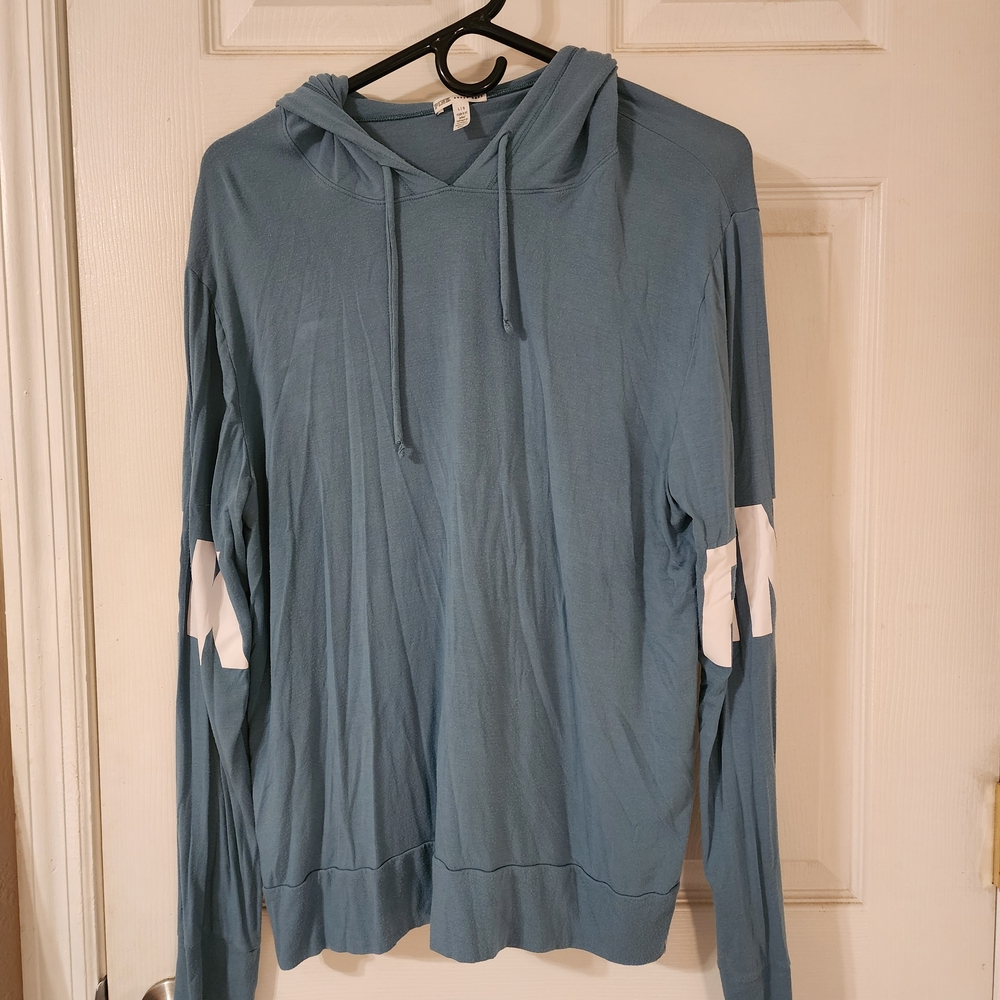 PINK Victoria's Secret Teal Hoodie Sweater